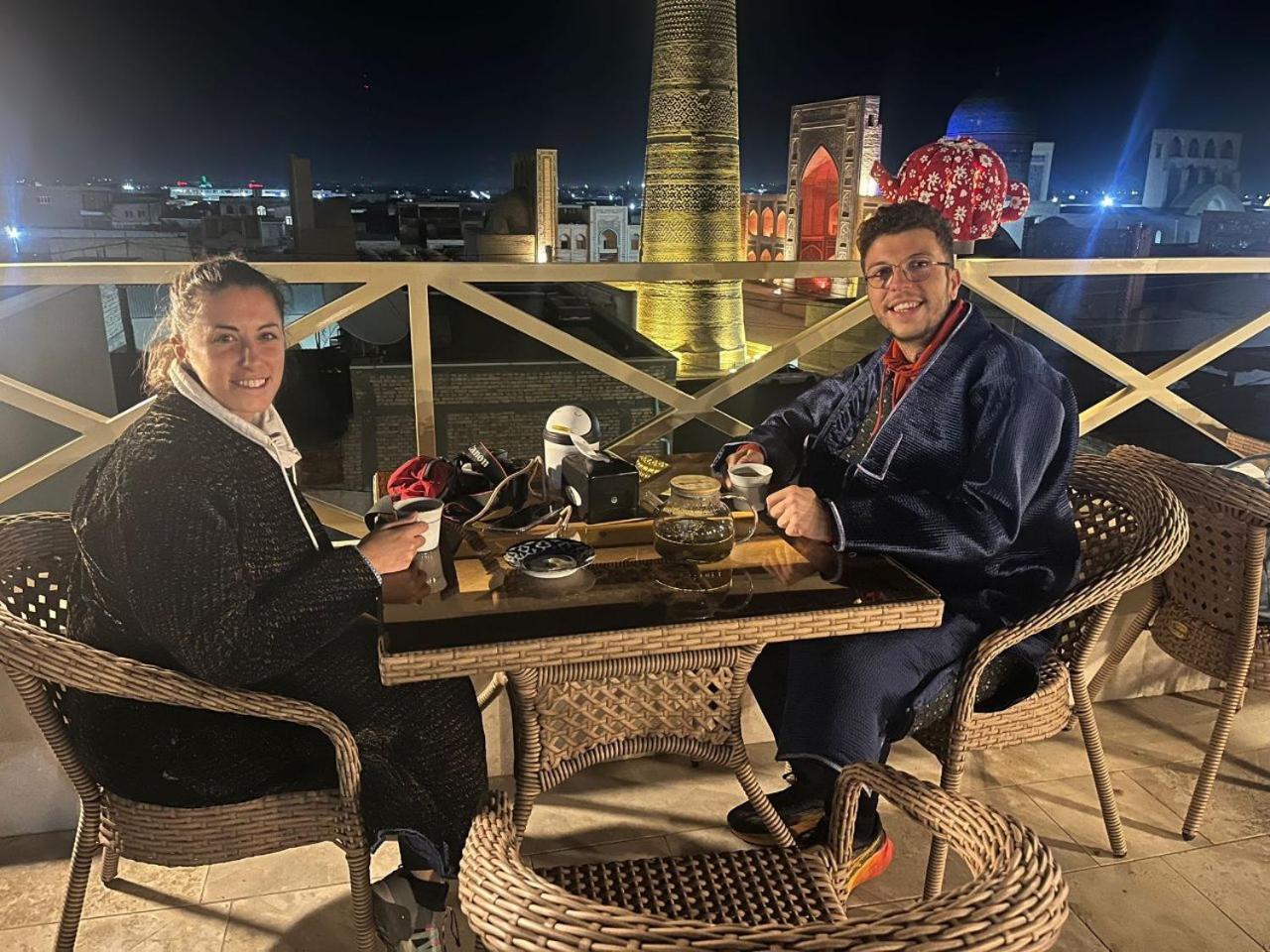 Poyi Kalon Teracce Hotel حلال Buchara Exteriör bild
