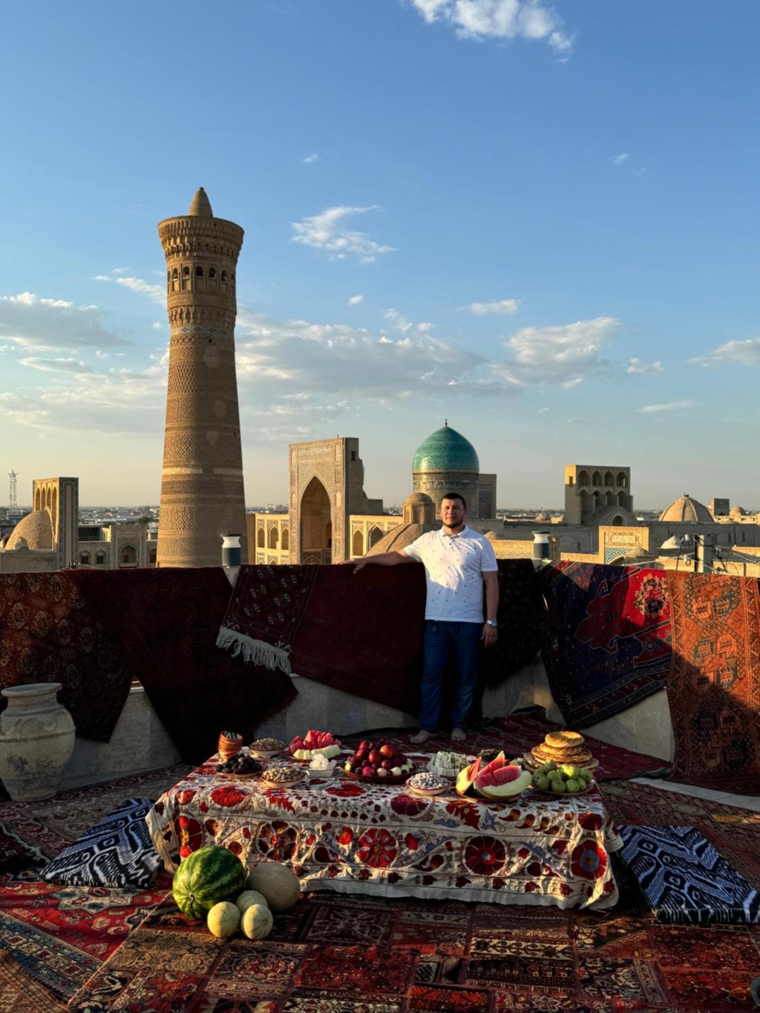 Poyi Kalon Teracce Hotel حلال Buchara Exteriör bild